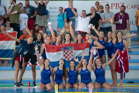 Croatia Creating Their Own History At European Womens Junior Water