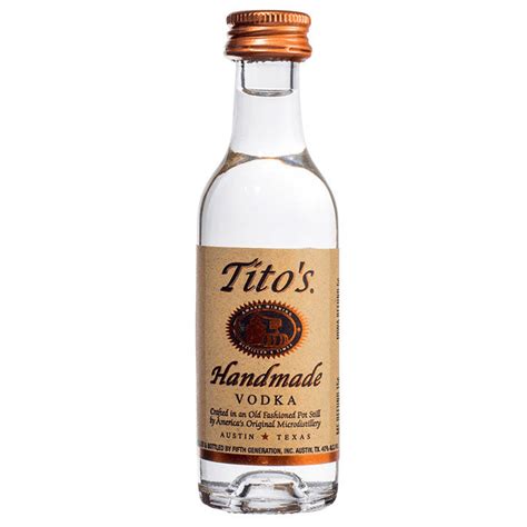 buy tito s vodka mini bottle 50ml online reup liquor