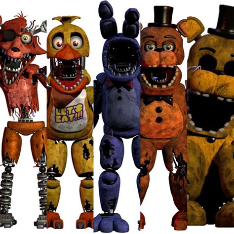 Anyone got any thoughts on the Withered animatronics? 🤔 | Fandom