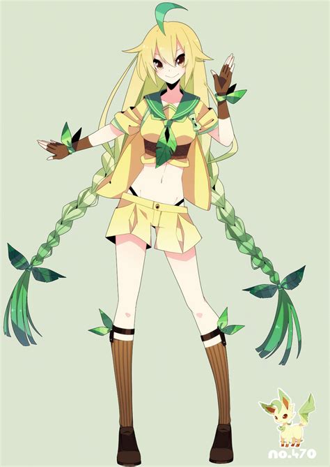 Leafeon Gijinka Moe Anthropomorphism Know Your Meme