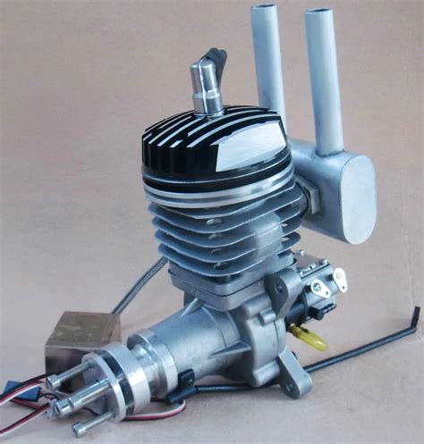 Rc Gas Engine 55cc Qj55h Motor Two Stroke Engine With Muffler For Rc
