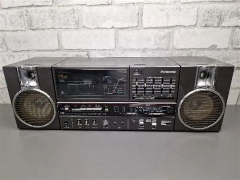 Vintage Panasonic Radio Cassette Boombox Retros 1980s Detachable