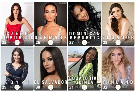 En el marco de las actividades del miss universo 2018, que se llevará a cabo el próximo 16 de diciembre en tailandia, diferentes portales especializados en belleza han denunciado la supuesta desaparición de marie esther. Candidatas Miss Universe 2021