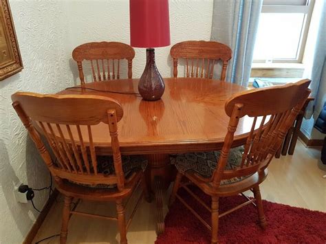 Solid Mahogany Dining Table And 4 Chairs In Uddingston Glasgow Gumtree