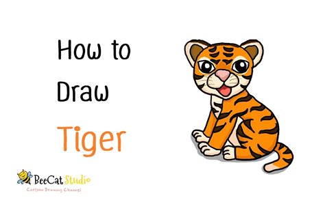 Cute Tiger Drawing At Getdrawings Free Download