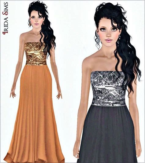 Irida Sims3 Dress 29 I By Irida Sims 3 Downloads Cc Caboodle Sims 3
