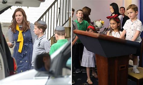 Ivanka Trumps Kids Play With Jared Kushners Sister Dara Daily Mail