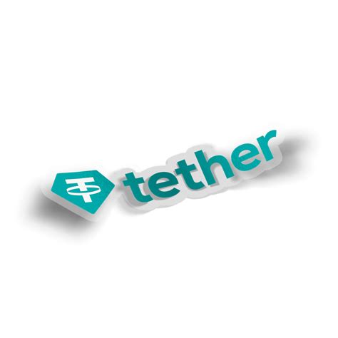 Tether Logo Sticker - CYPHERPUNK