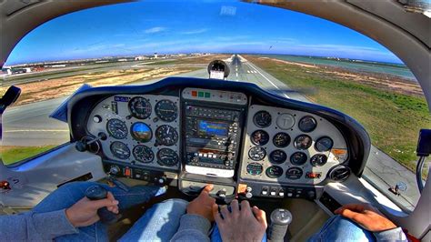 A beautiful cockpit view including the flight controls, recorded with the gopro 7 black in 2.7k. Tecnam P2002JF | Windy Cockpit Landing at Larnaca Airport ...