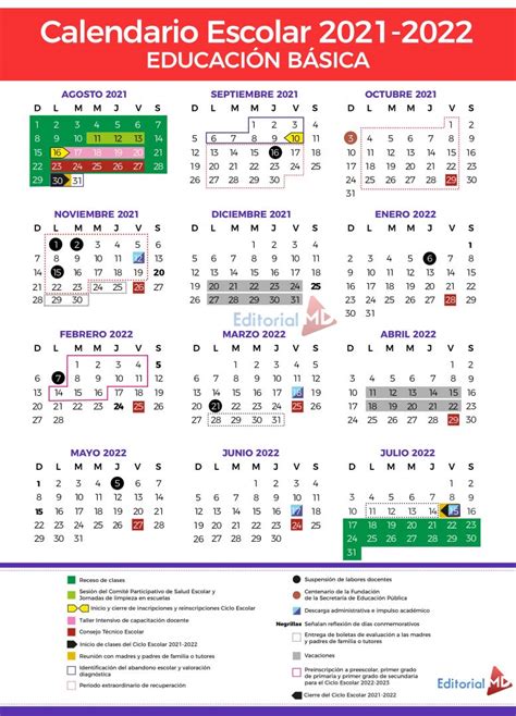 Calendario Escolar 2022 A 2023 Imprimir Tarjeta Imagesee