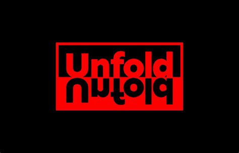 Unfold Minimal Typographic Logo Design Template — Customize It In Kittl