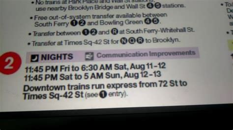 Mta Planned Service Change Youtube