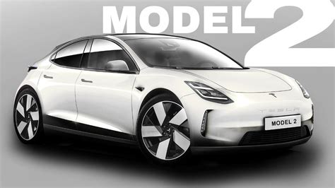 2023 Tesla Model 2 25000 Compact Car Unofficial Rendering Youtube