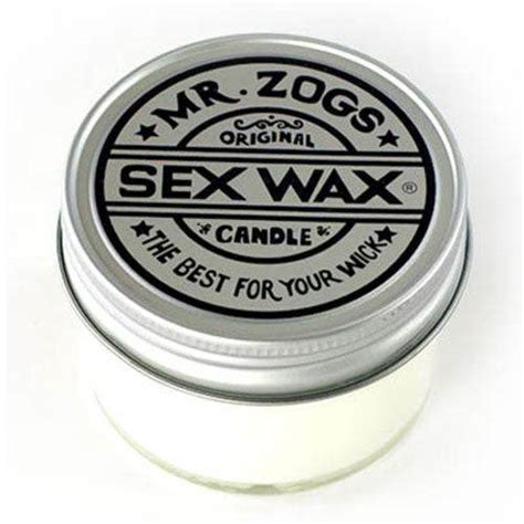 Mr Zogs Sex Wax Candle Surferswarehouse