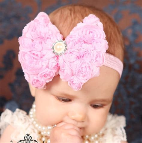 Baby Girl Kids Big Rose Flower Bowknot Supreme Headband Bebe Infantil