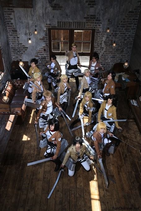 Attack On Titan Group Cosplay Attack On Titan