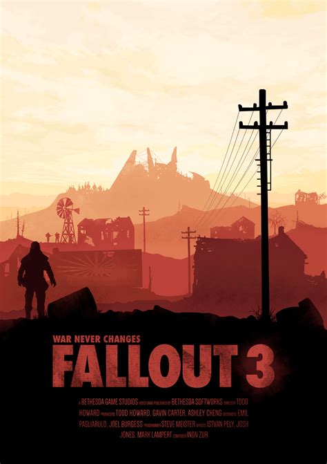 Fallout 3 Fallout Posters Fallout Art Gaming Posters