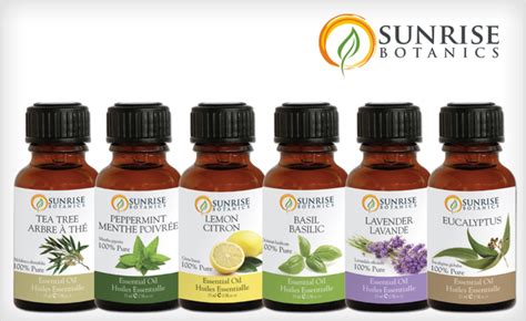 39 For A 6 Pack Of Essential Oils From Sunrise Botanics A 79 Value