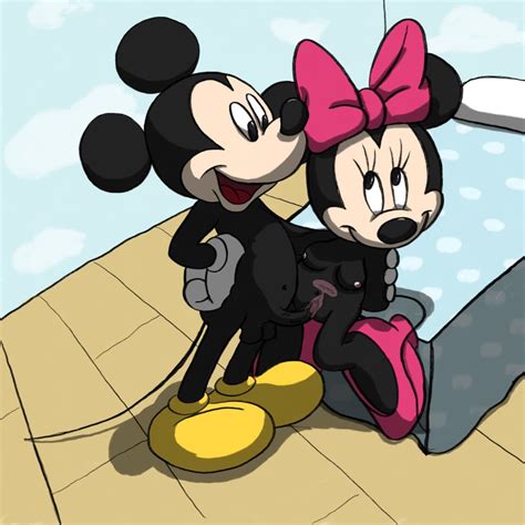 Rule 34 Disney Exposed Torso Female Footwear Handwear Male Mickey Mouse Minnie Mouse Nipples