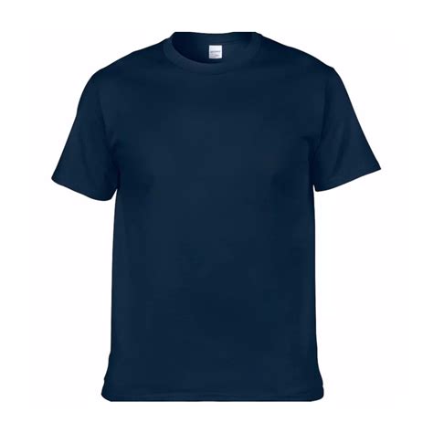 Gildan Premium Cotton T Shirt Navy Blue Blank Plain Shopee