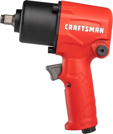 Craftsman Cmxptsg1004nb ½ In 400 Ft Lbs Air Impact Wrench Red And