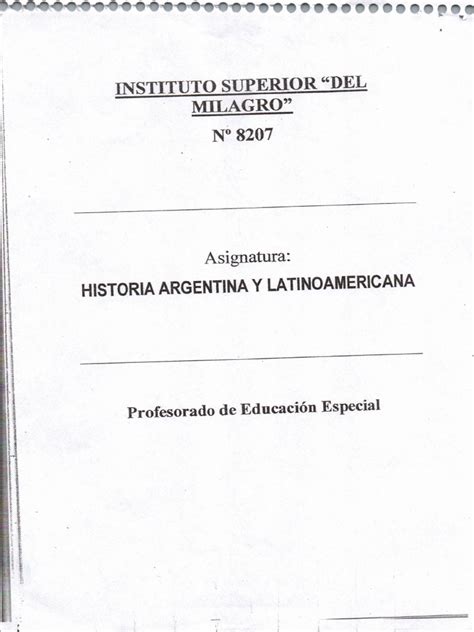 Historia Argentina Y Latinoamericana Pdf