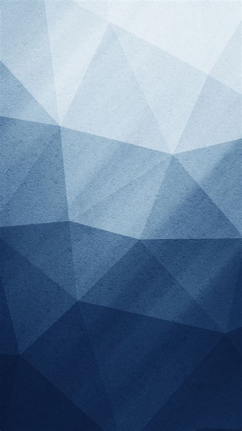 Apple Iphone Wallpaper Vz49 Polygon Blue