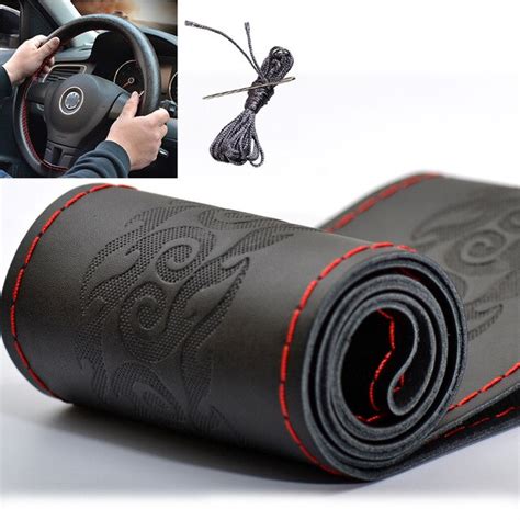 We did not find results for: DIY Car Steering Wheel Cover with Needles Hand Stitched Weaving Knitted Leather Auto Steering ...