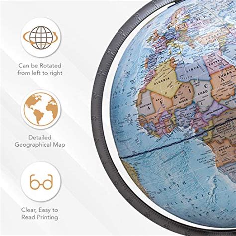 Waypoint Geographic World Globe Geographic Mariner 12” Desk