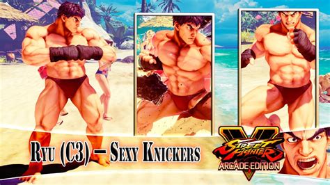 STREET FIGHTER V MODS RYU SEXY KNICKERS PC ONLY YouTube
