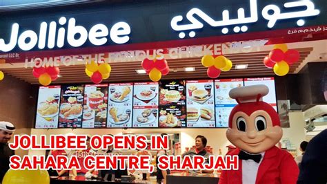 Jollibee Uae Opens In Sahara Centre Mall Sharjah Youtube