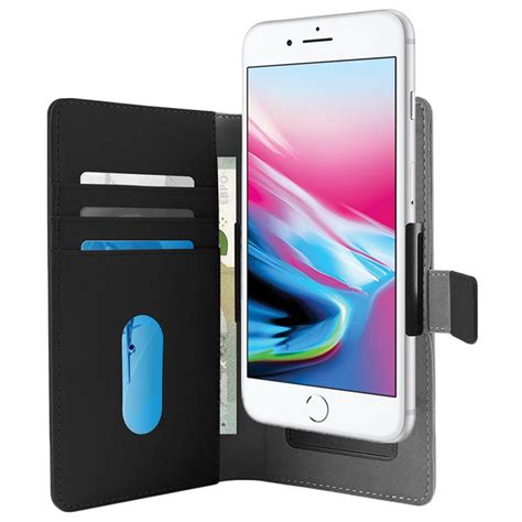 Puro Slide Universal Smartphone Wallet Case Xxl Black