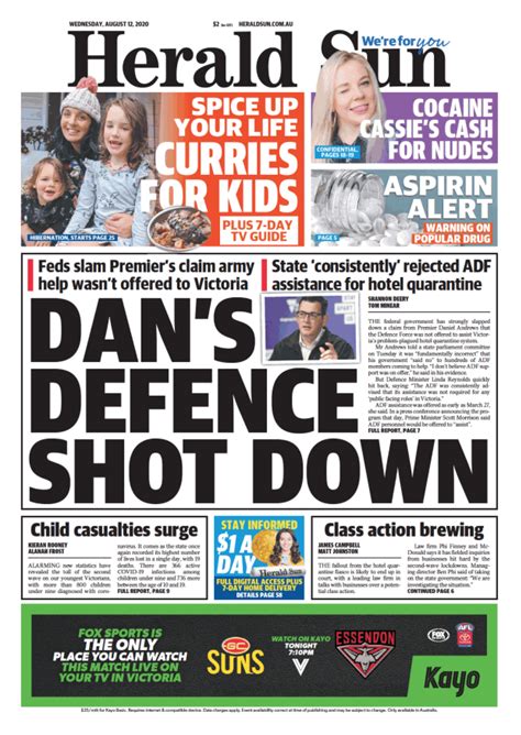 To enable cookies, follow the. The Herald Sun Tried To Torpedo Dan Andrews With A ...