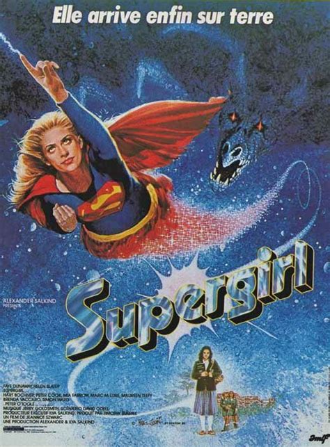 Dc Comics In Film N°6 1984 French Poster Supergirl By Jeannot