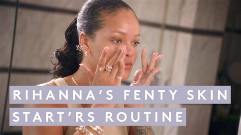 Rihannas Morning Fenty Skin Routine Fenty Skin Morning Skin Care