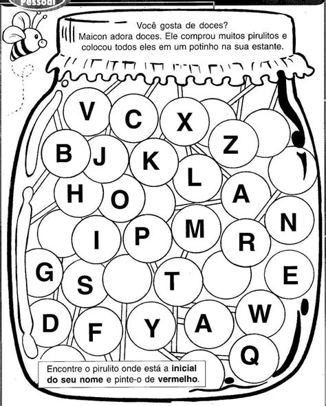Atividades Com O Nome Para EducaÇÃo Infantil