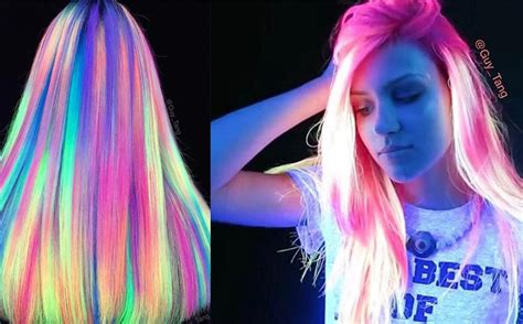 Glow In The Dark Hair Glowing Phoenix Neon Hair Fashionisers©