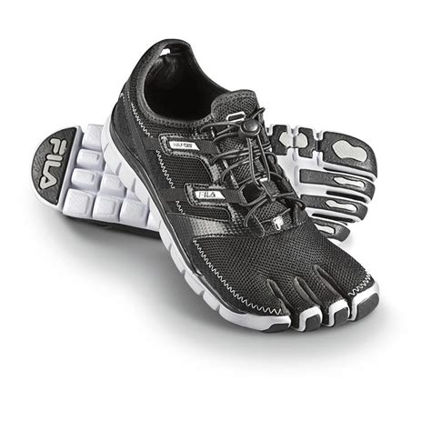 Mens Fila Skele Toes Black 582730 Running Shoes And Sneakers At