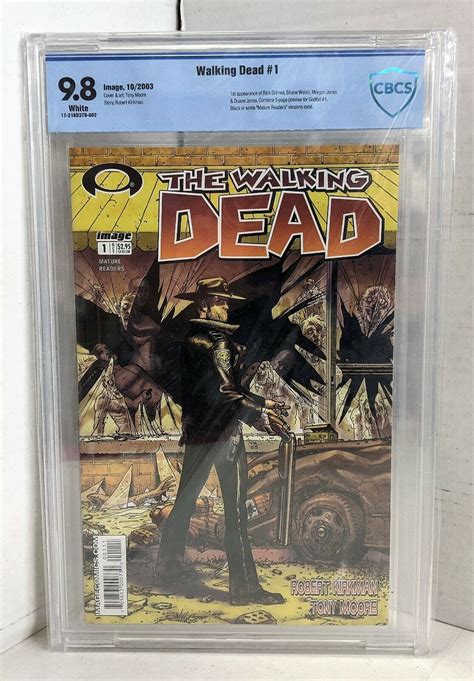 Walking Dead 1 First Edition Image Comics Cbcs Graded 98 Ebay