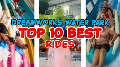 Top Slides At Dreamworks Water Park East Rutherford New Jersey Youtube