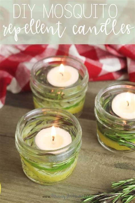 How To Make Diy Mosquito Repellent Candles Diy Mosquito Repellent