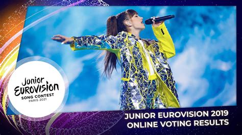 Junior Eurovision 2019 Online Voting Results Youtube