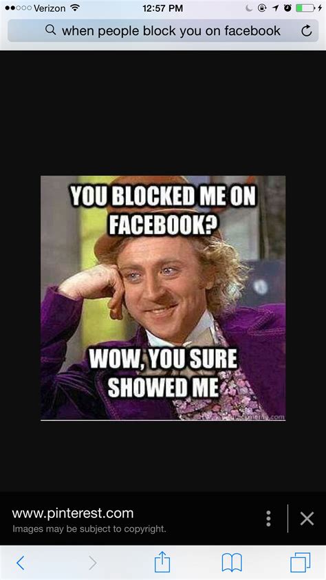 When People Block You On Facebook Lol Facebook Quotes Funny Block Me