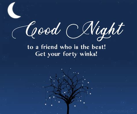 125 Good Night Messages For Friends Best Quotationswishes Greetings