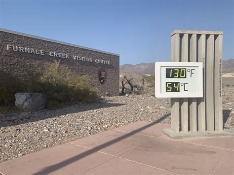 Summer 2020 Heat Records Death Valley National Park Us National