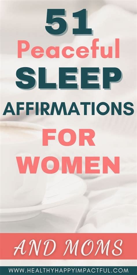 55 Positive Sleep Affirmations For A Restful Night Affirmations How