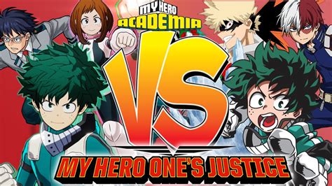My Hero Academia Ones Justice Deku Vs Deku Shoot Style Youtube