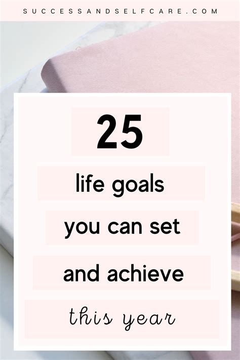 Need Some Ideas For Goals To Set Im Sharing 25 Goals For Life You Can