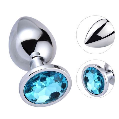 3pcs Anal Plug Diamond Stainless Steel Butt Plugs Male Prostate Use Lubricant Us Ebay