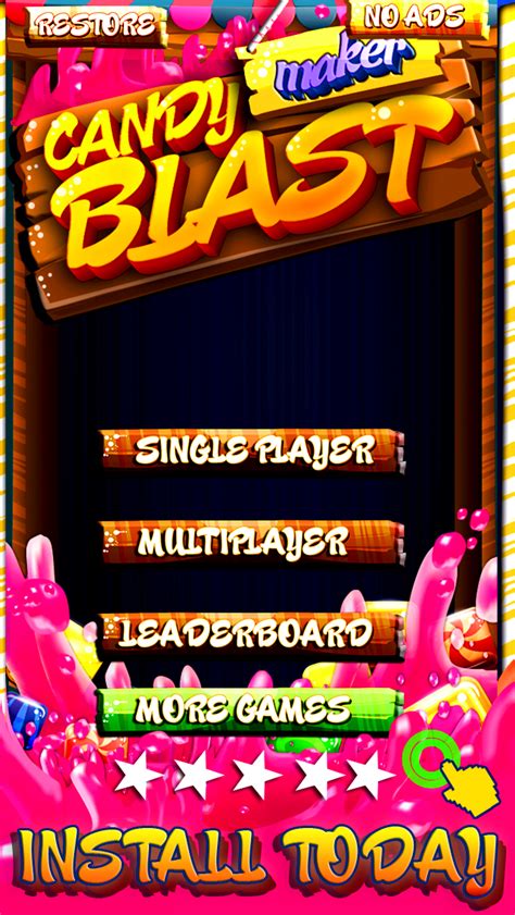 Candy Maker Blast Puzzle Games Fun Dessert Swapping Game For Iphone